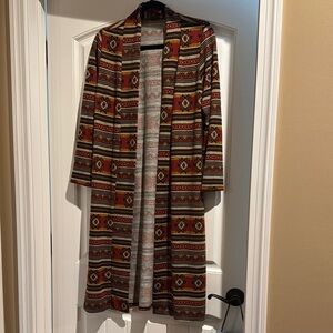 Southwest Multicolor Patterned Women's Cardigan